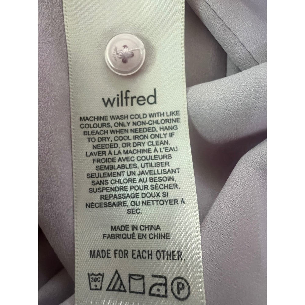 Aritzia Wilfred daydreamer mini dress blush pink pleated large party feminine - Picture 6 of 9